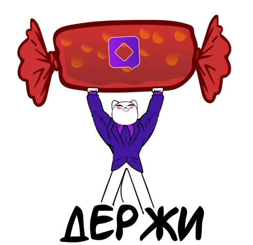 🙂 Стикер «kadrobot» для Telegram