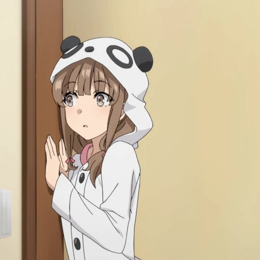 🐼 Стикер «Kaede Azusagawa» для Telegram