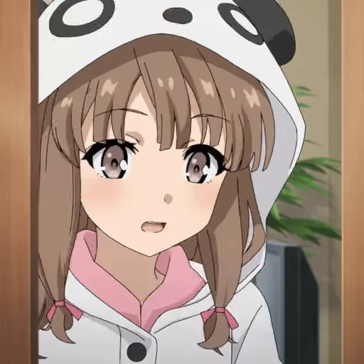 🐼 Стикер «Kaede Azusagawa» для Telegram