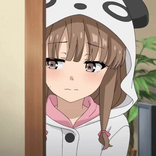 🐼 Стикер «Kaede Azusagawa» для Telegram