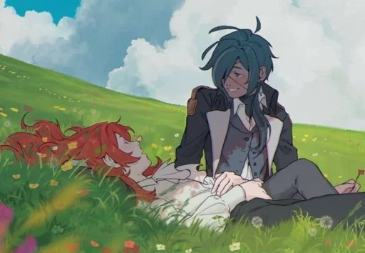✨ Стикер «Kaeya and Diluc» для Telegram