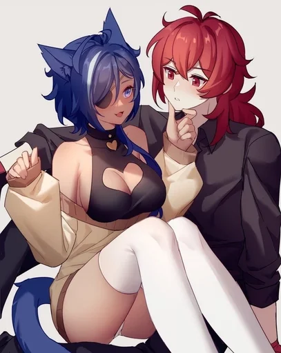 ✨ Стикер «Kaeya and Diluc» для Telegram