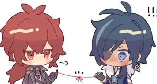 ✨ Стикер «Kaeya and Diluc» для Telegram