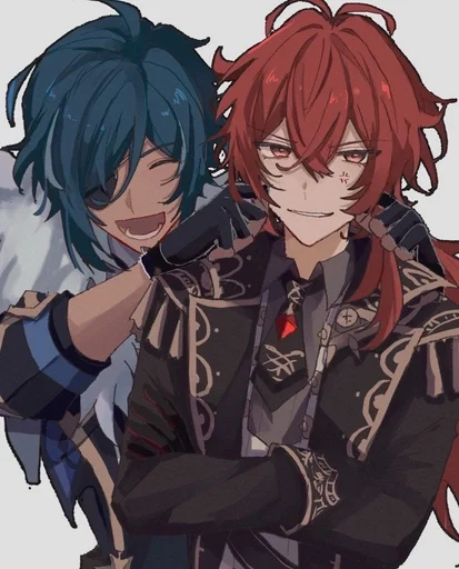 ✨ Стикер «Kaeya and Diluc» для Telegram