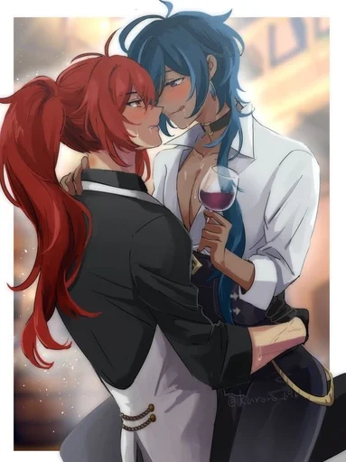 ✨ Стикер «Kaeya and Diluc» для Telegram