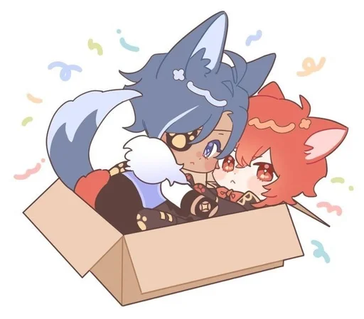✨ Стикер «Kaeya and Diluc» для Telegram