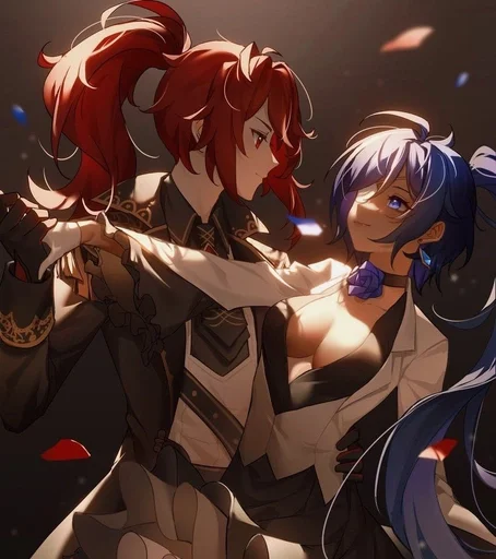 ✨ Стикер «Kaeya and Diluc» для Telegram