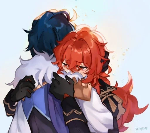 ✨ Стикер «Kaeya and Diluc» для Telegram
