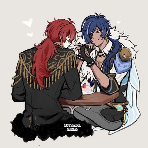 ✨ Стикер «Kaeya and Diluc» для Telegram