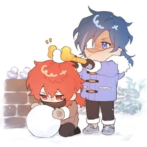 ✨ Стикер «Kaeya and Diluc» для Telegram