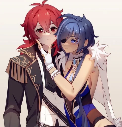 ✨ Стикер «Kaeya and Diluc» для Telegram
