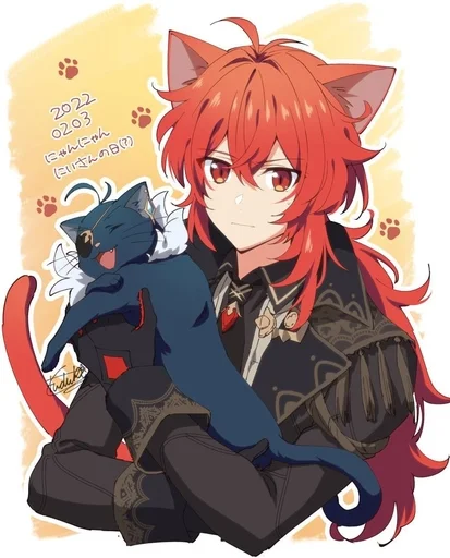 ✨ Стикер «Kaeya and Diluc» для Telegram