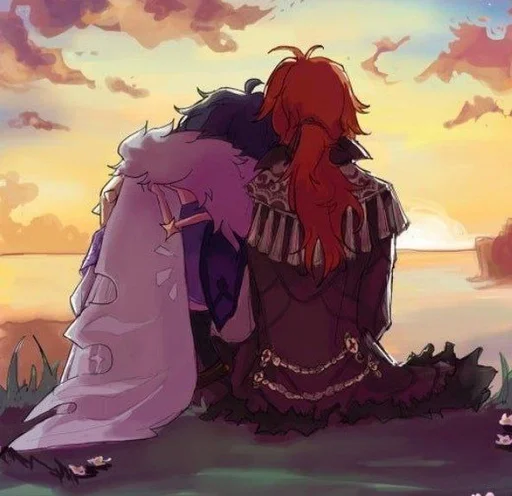 ✨ Стикер «Kaeya and Diluc» для Telegram