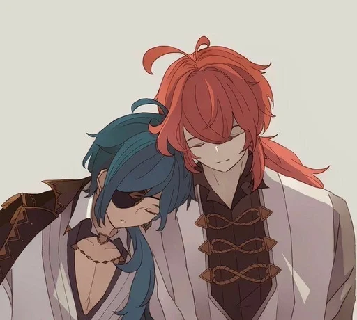✨ Стикер «Kaeya and Diluc» для Telegram