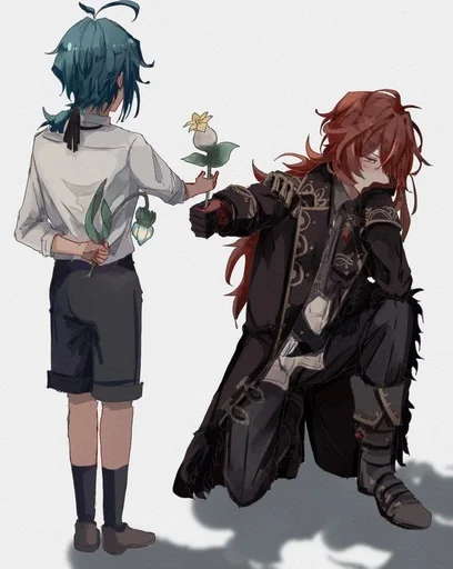 ✨ Стикер «Kaeya and Diluc» для Telegram