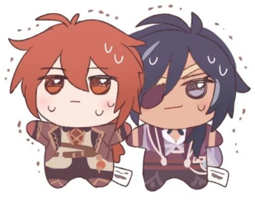 ✨ Стикер «Kaeya and Diluc» для Telegram