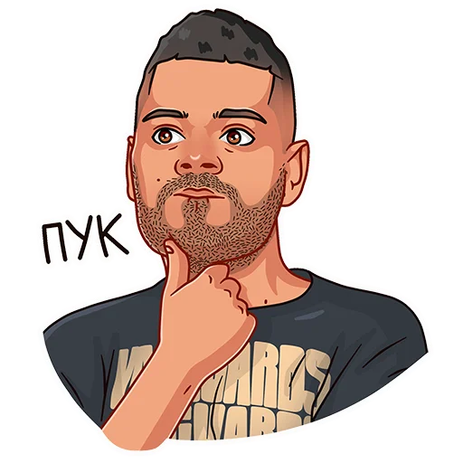 😐 Стикер «KAGRAMANA» для Telegram