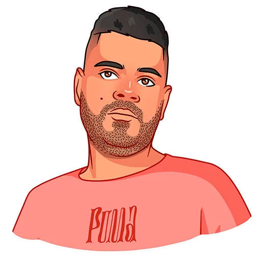😶 Стикер «KAGRAMANA» для Telegram