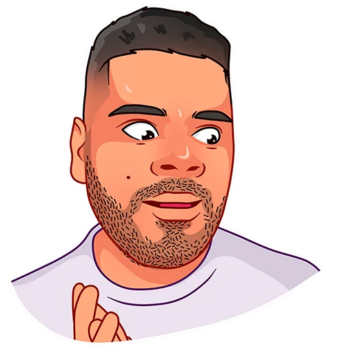 👀 Стикер «KAGRAMANA» для Telegram