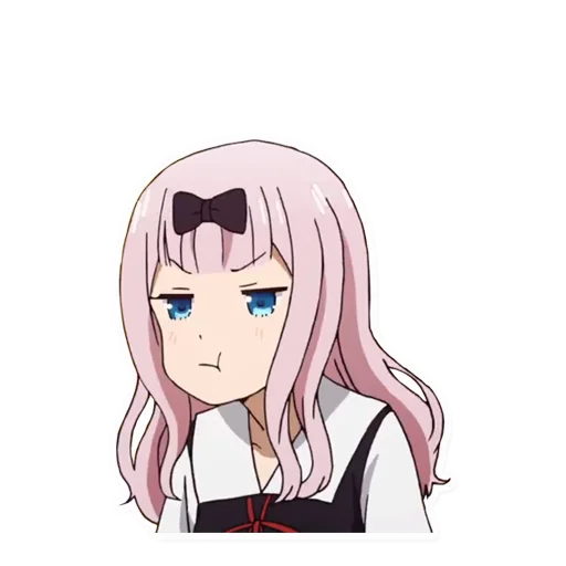 😠 Стикер «Kaguya-sama wa Kokurasetai Tensai-tachi no Renai Zunousen» для Telegram
