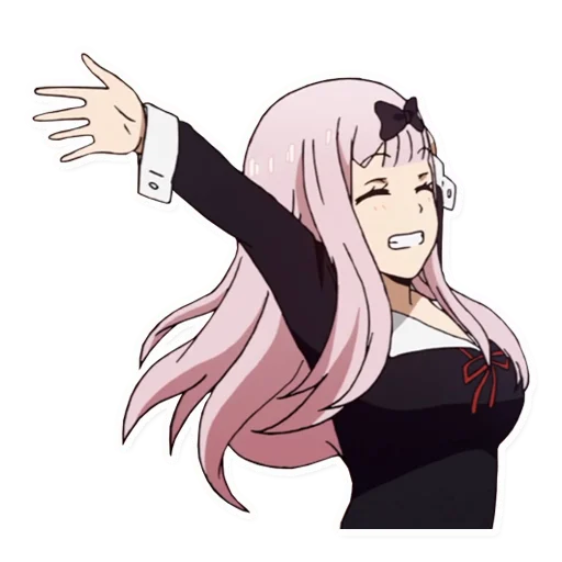 🤗 Стикер «Kaguya-sama wa Kokurasetai Tensai-tachi no Renai Zunousen» для Telegram