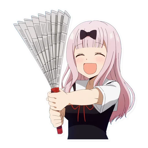 👩 Стикер «Kaguya-sama wa Kokurasetai Tensai-tachi no Renai Zunousen» для Telegram