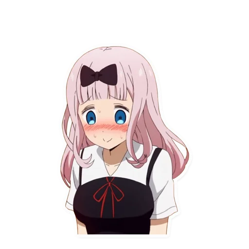 😖 Стикер «Kaguya-sama wa Kokurasetai Tensai-tachi no Renai Zunousen» для Telegram