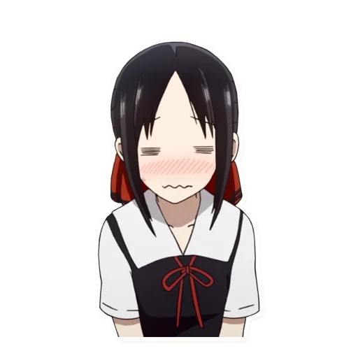 😖 Стикер «Kaguya-sama wa Kokurasetai Tensai-tachi no Renai Zunousen» для Telegram