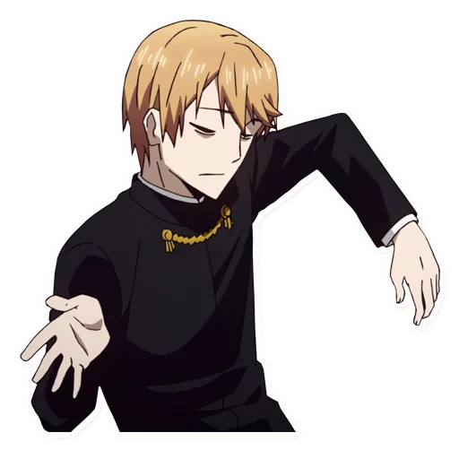 💁‍♂️ Стикер «Kaguya-sama wa Kokurasetai Tensai-tachi no Renai Zunousen» для Telegram