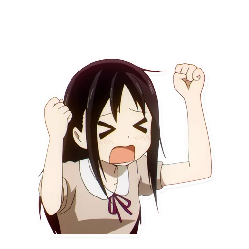 😫 Стикер «Kaguya-sama wa Kokurasetai Tensai-tachi no Renai Zunousen» для Telegram