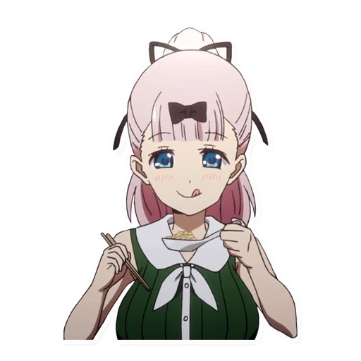 😋 Стикер «Kaguya-sama wa Kokurasetai Tensai-tachi no Renai Zunousen» для Telegram