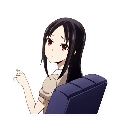 ☝ Стикер «Kaguya-sama wa Kokurasetai Tensai-tachi no Renai Zunousen» для Telegram