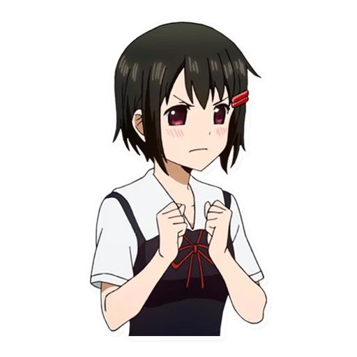 ✊ Стикер «Kaguya-sama wa Kokurasetai Tensai-tachi no Renai Zunousen» для Telegram