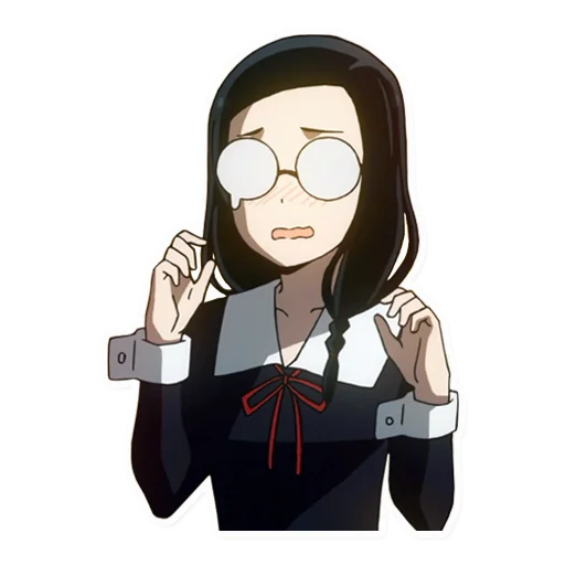 😢 Стикер «Kaguya-sama wa Kokurasetai Tensai-tachi no Renai Zunousen» для Telegram