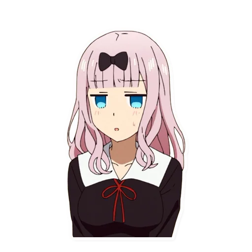 😑 Стикер «Kaguya-sama wa Kokurasetai Tensai-tachi no Renai Zunousen» для Telegram