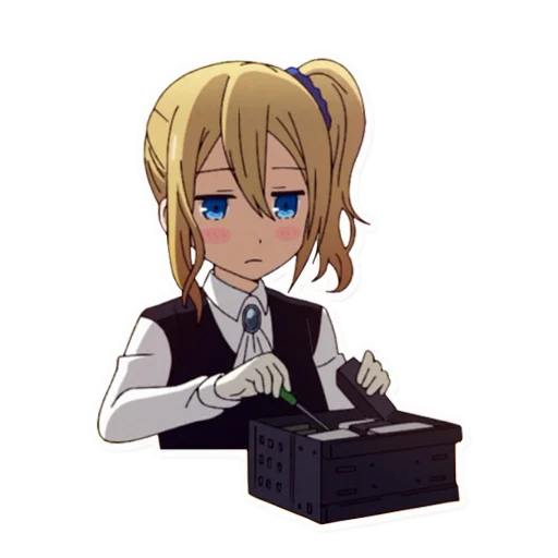 ☺️ Стикер «Kaguya-sama wa Kokurasetai Tensai-tachi no Renai Zunousen» для Telegram