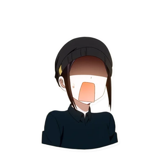 😦 Стикер «Kaguya-sama wa Kokurasetai Tensai-tachi no Renai Zunousen» для Telegram