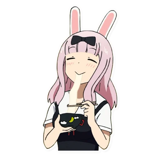 😋 Стикер «Kaguya-sama wa Kokurasetai Tensai-tachi no Renai Zunousen» для Telegram