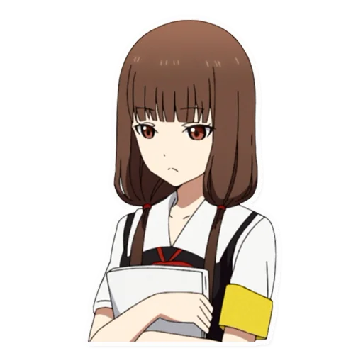 🙁 Стикер «Kaguya-sama wa Kokurasetai Tensai-tachi no Renai Zunousen» для Telegram