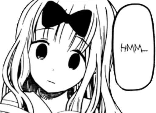 🤔 Стикер «Kaguya sama» для Telegram