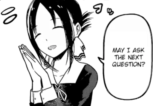 ❓ Стикер «Kaguya sama» для Telegram