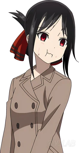 😠 Стикер «Kaguya-sama wa Kokurasetai (Love is War - Ultra Romantic)» для Telegram
