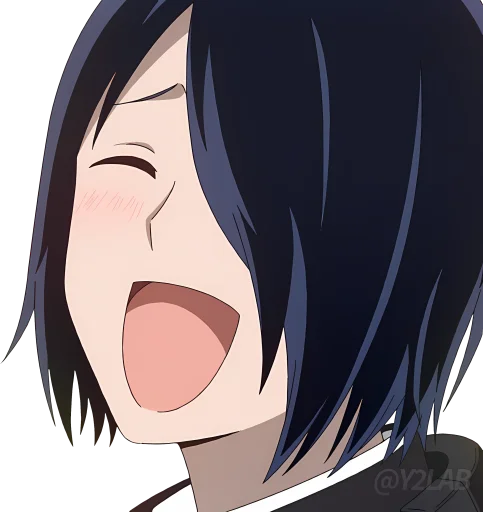 😂 Стикер «Kaguya-sama wa Kokurasetai (Love is War - Ultra Romantic)» для Telegram