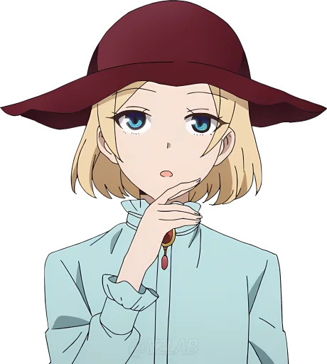 🤔 Стикер «Kaguya-sama wa Kokurasetai (Love is War - Ultra Romantic)» для Telegram