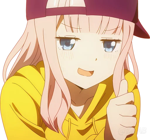 👍 Стикер «Kaguya-sama wa Kokurasetai (Love is War - Ultra Romantic)» для Telegram
