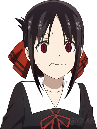 😨 Стикер «Kaguya-sama wa Kokurasetai (Love is War - Ultra Romantic)» для Telegram