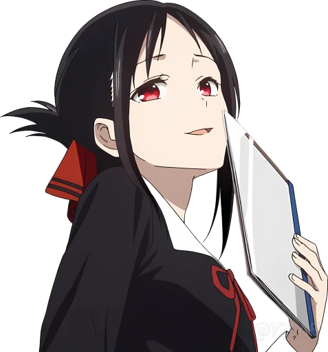 😏 Стикер «Kaguya-sama wa Kokurasetai (Love is War - Ultra Romantic)» для Telegram