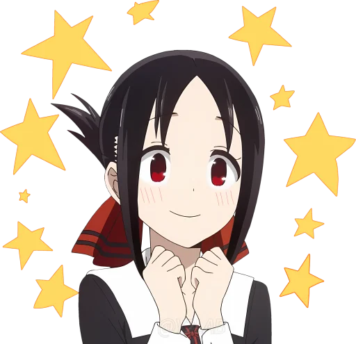 ✨ Стикер «Kaguya-sama wa Kokurasetai (Love is War - Ultra Romantic)» для Telegram