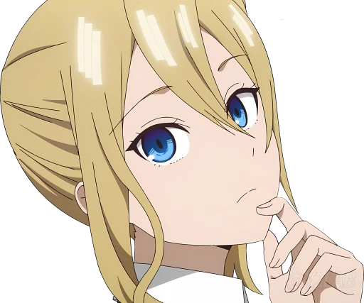 🤔 Стикер «Kaguya-sama wa Kokurasetai (Love is War - Ultra Romantic)» для Telegram