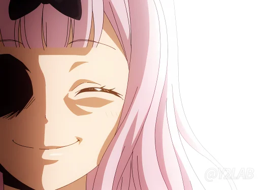 ☺️ Стикер «Kaguya-sama wa Kokurasetai (Love is War - Ultra Romantic)» для Telegram